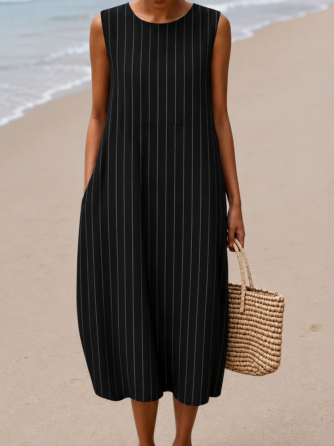Deborah™ Sleeveless Midi Dress