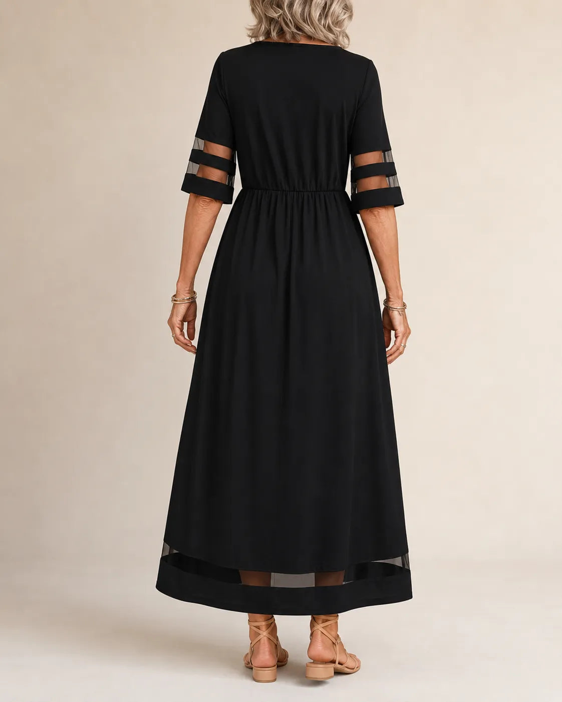 Aubrey™ Tummy-Smoothing A-Line Midi Dress