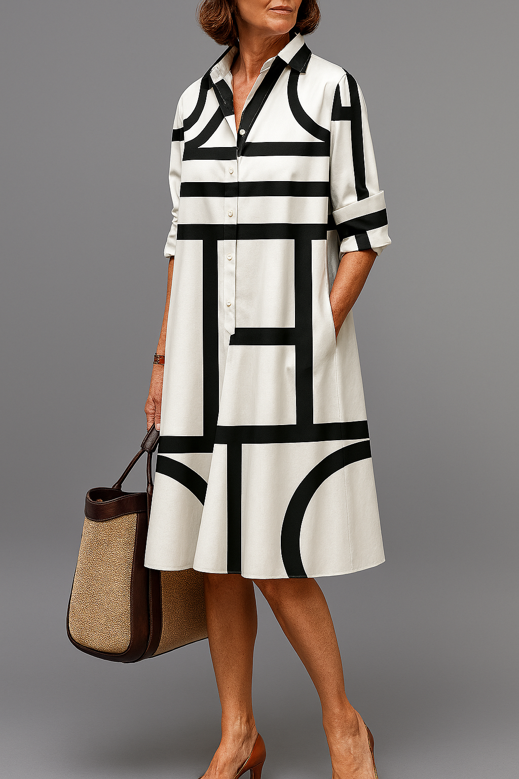 Ellie™ Stylish Midi Dress