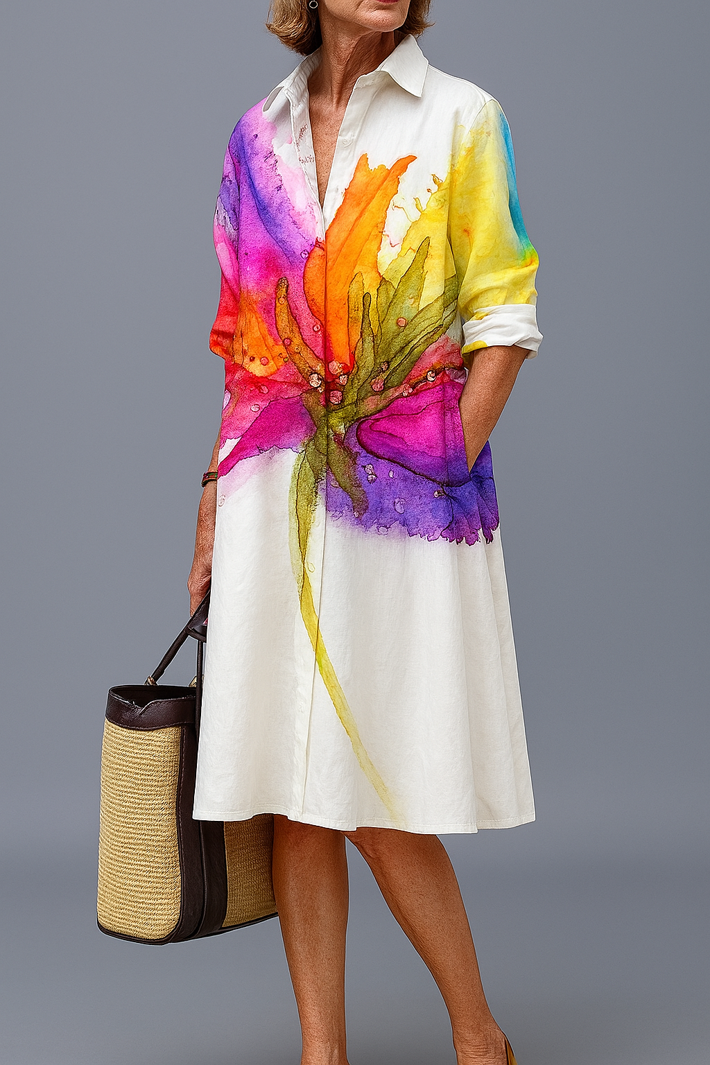 Lydia™ Elegant Midi Dress