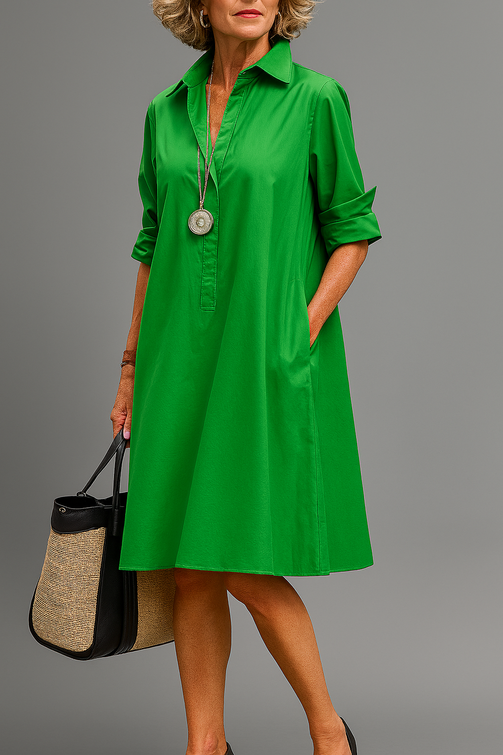 Riley™ Sophisticated Midi Dress