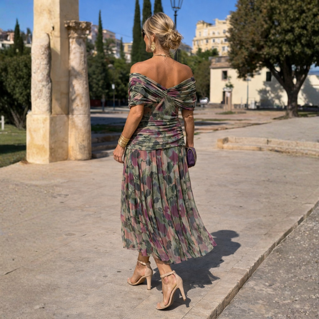 Mikaela™ Off-Shoulder Maxi Gown