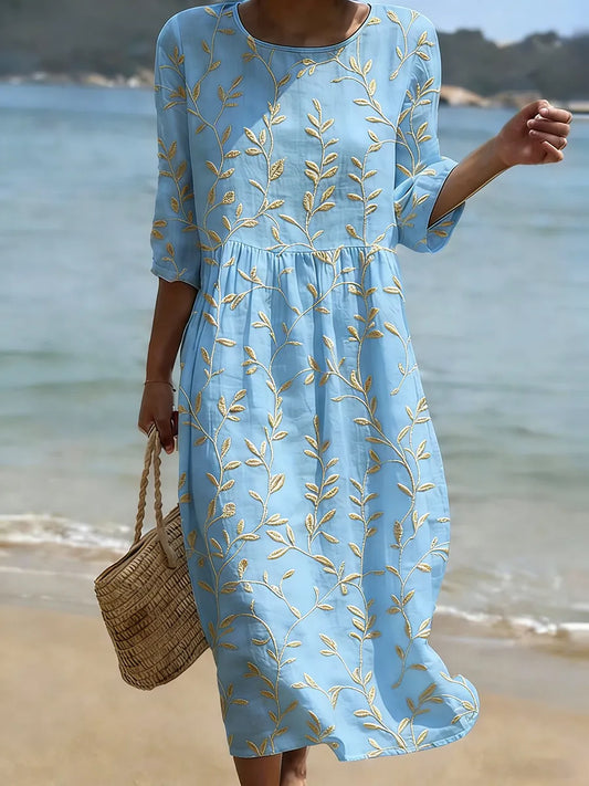 Jade | Floral Midi Dress