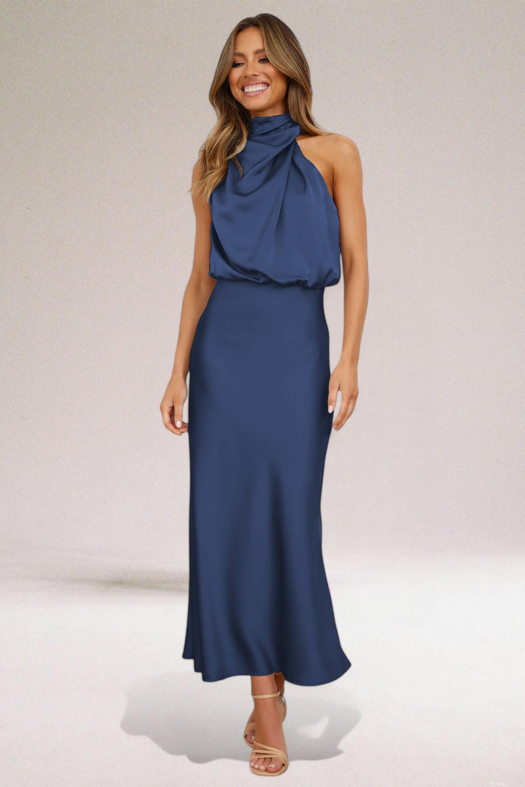 Elara™ | Elegant Satin Evening Dress