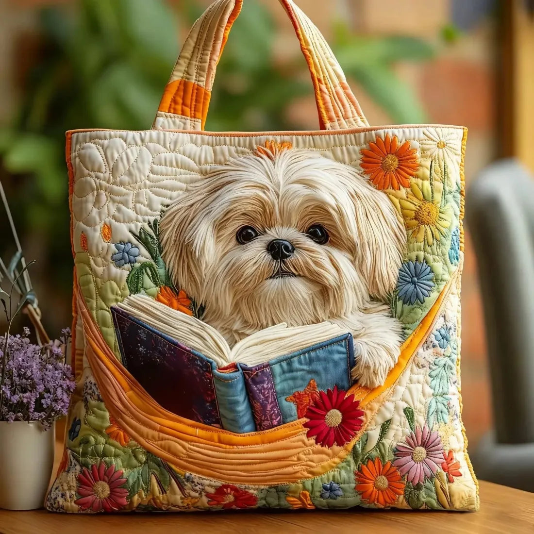 Shih Tzu | Quilted Tote Bag