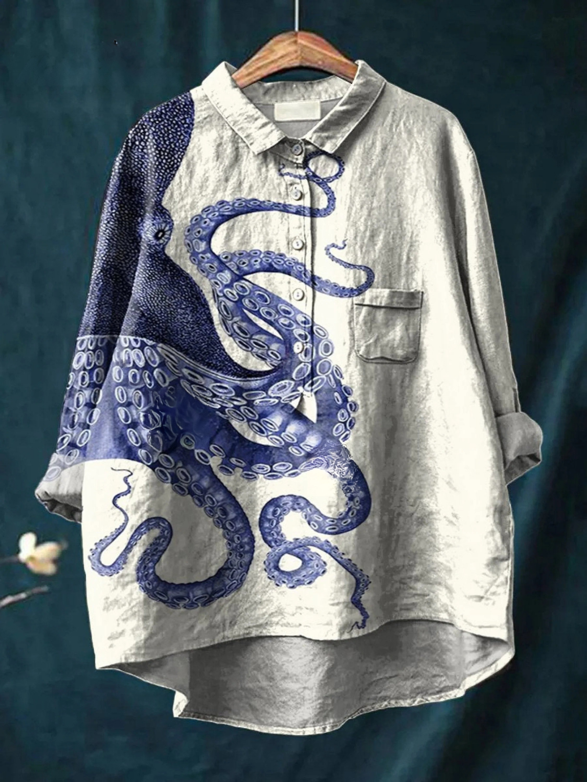 Amelia | Lightweight Elegant Print Top