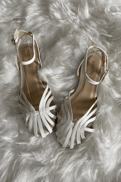 Vittoria | Jewelled Golden Sandals