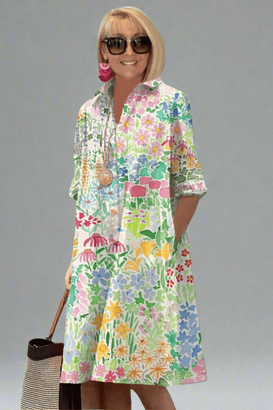 Paige™ Floral Midi Dress