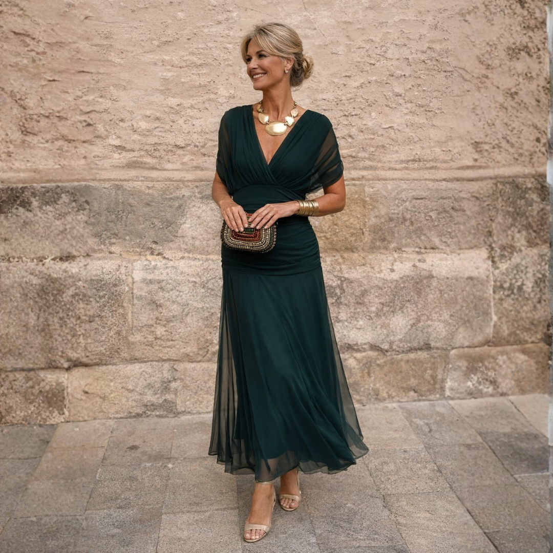 Mikaela™ Off-Shoulder Maxi Gown