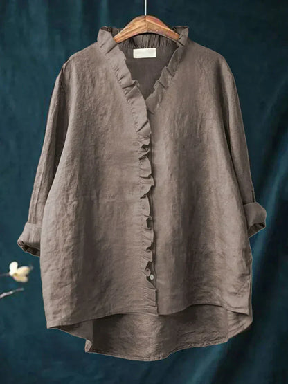 Lily | Lightweight Ruffle Blouse