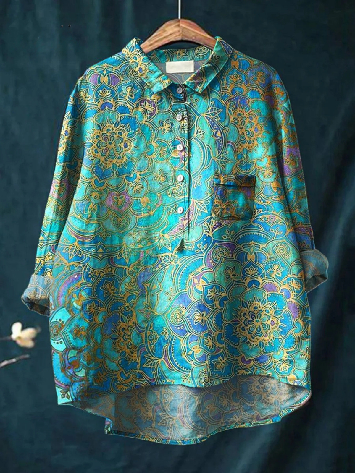Katie | Elegant Casual Print Shirt
