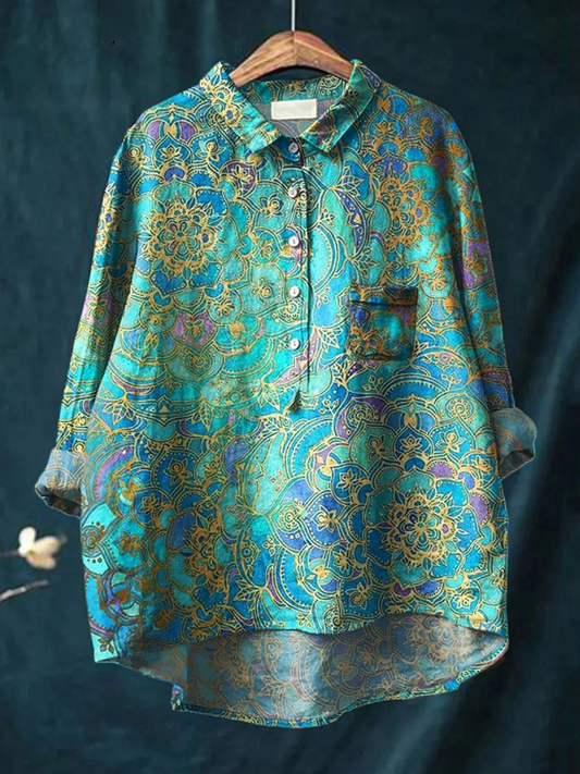 Katie | Elegant Casual Print Shirt