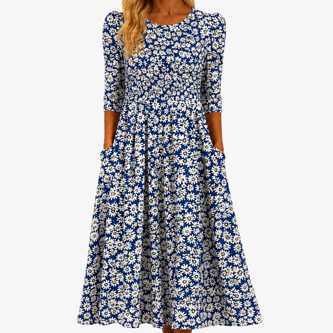 Daisy | Floral Pocket Maxi Dress