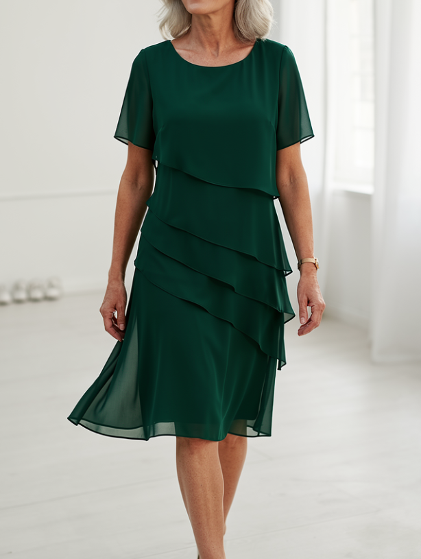 Julie | Ruffle A-Line Dress