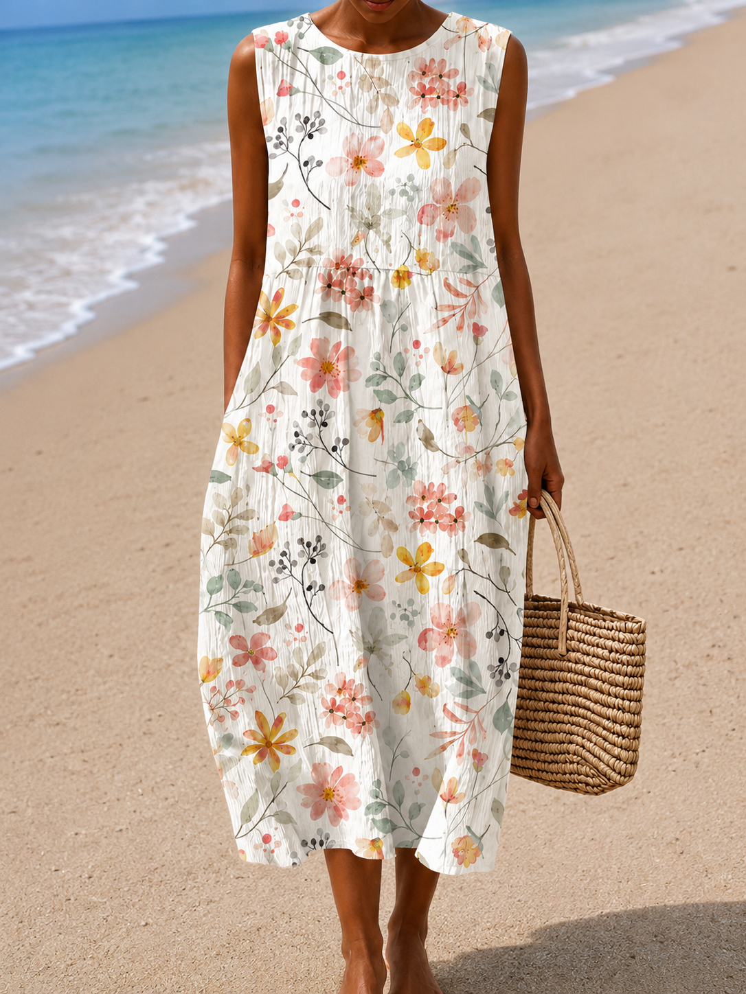 Donna™ Sleeveless Midi Dress