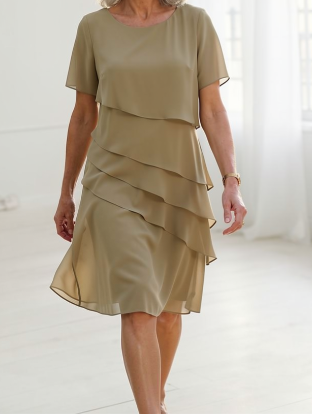 Julie | Ruffle A-Line Dress