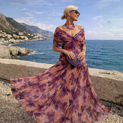 Mikaela™ Off-Shoulder Maxi Gown