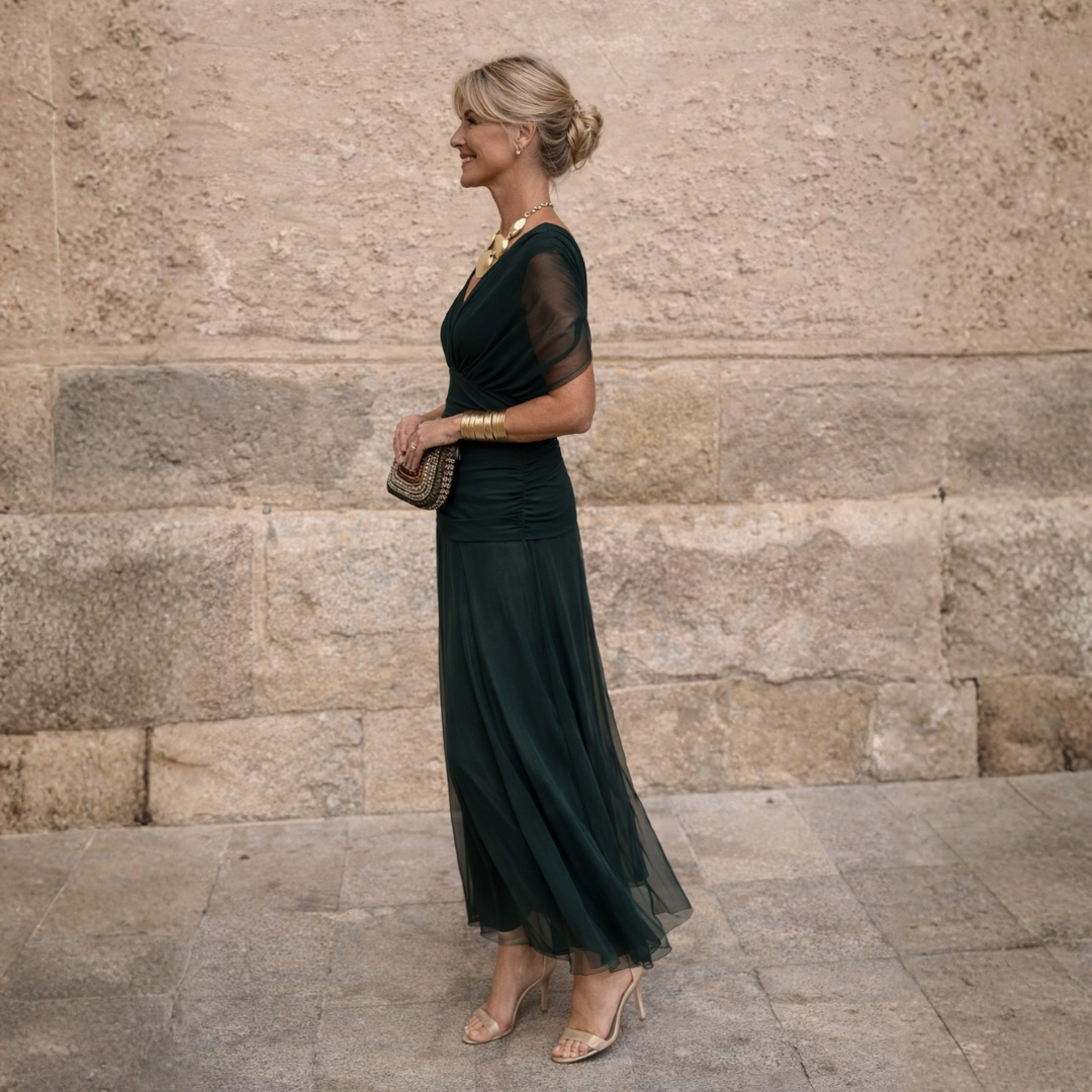 Mikaela™ Off-Shoulder Maxi Gown