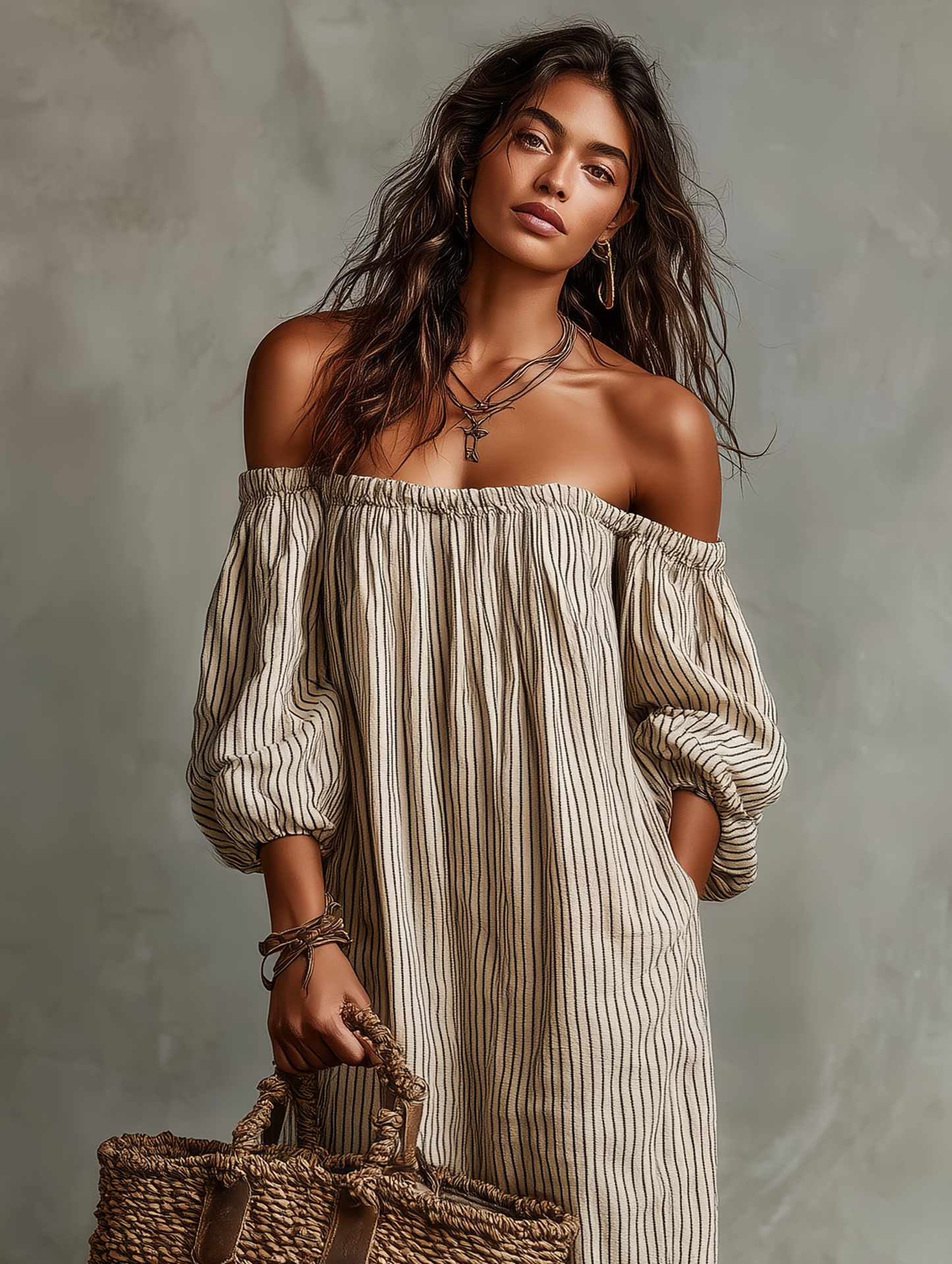 Eliana | Flowing Off-Shoulder Maxi Dress