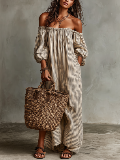 Eliana | Flowing Off-Shoulder Maxi Dress