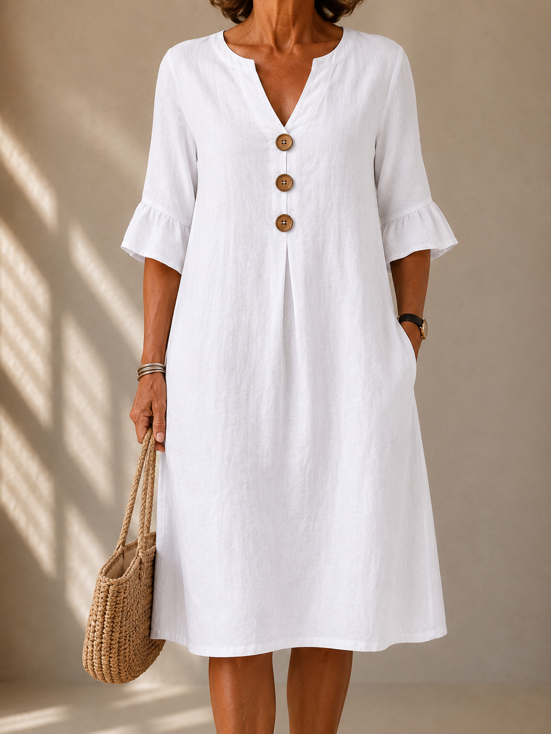 Audrey™ Button Dress