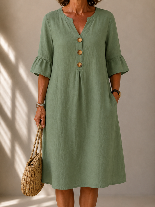Margaret™ Button Dress