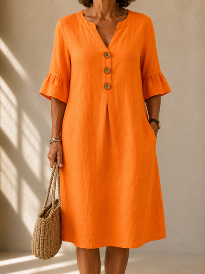 Hazel™ Button Dress