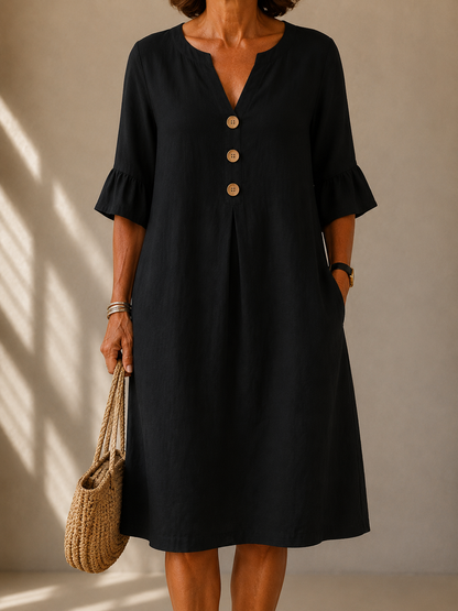 Sylvia™ Button Dress