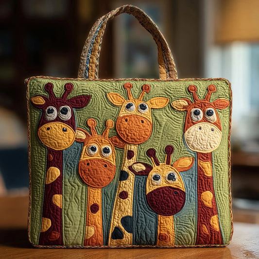 Giraffe | Quilted Tote Bag