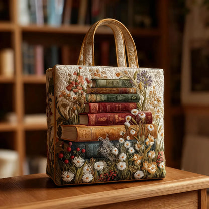 Floral Pattern | Quilted Tote Bag