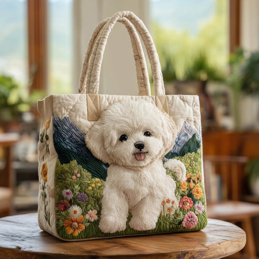 Enchanted Dog | Quilted Tote Bag