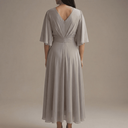 Evelyn | Elegant Chiffon Maxi Dress
