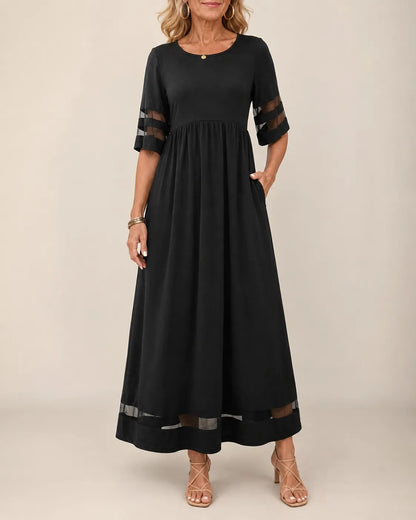 Aubrey™ Tummy-Smoothing A-Line Midi Dress