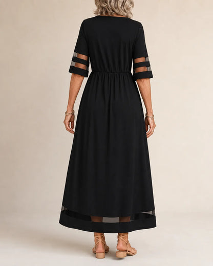 Aubrey™ Tummy-Smoothing A-Line Midi Dress