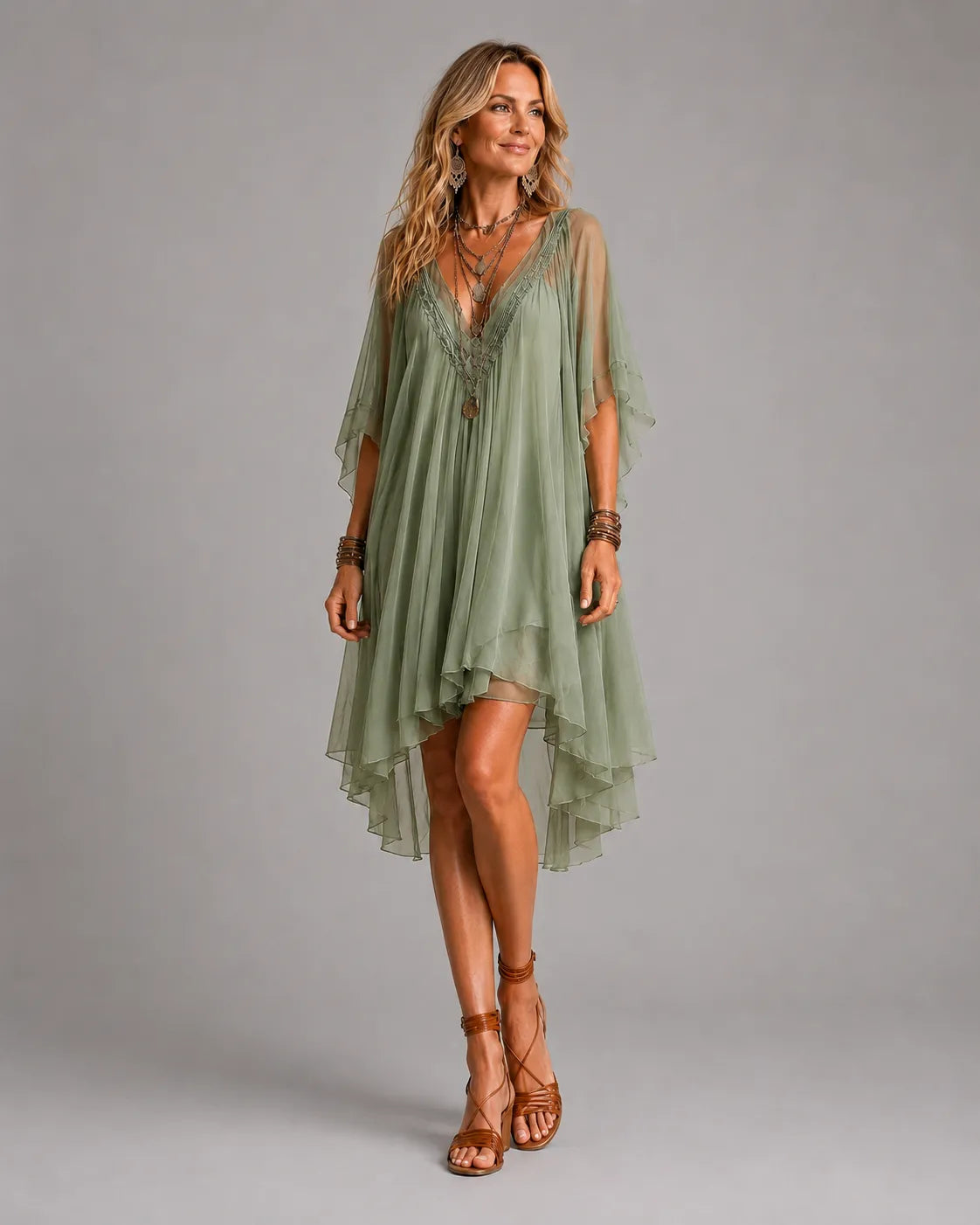 Colleen™ Layered Mini Dress