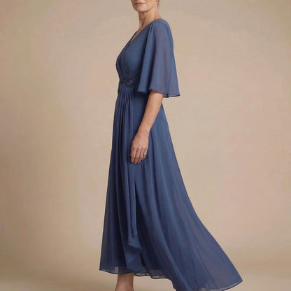 Evelyn | Elegant Chiffon Maxi Dress