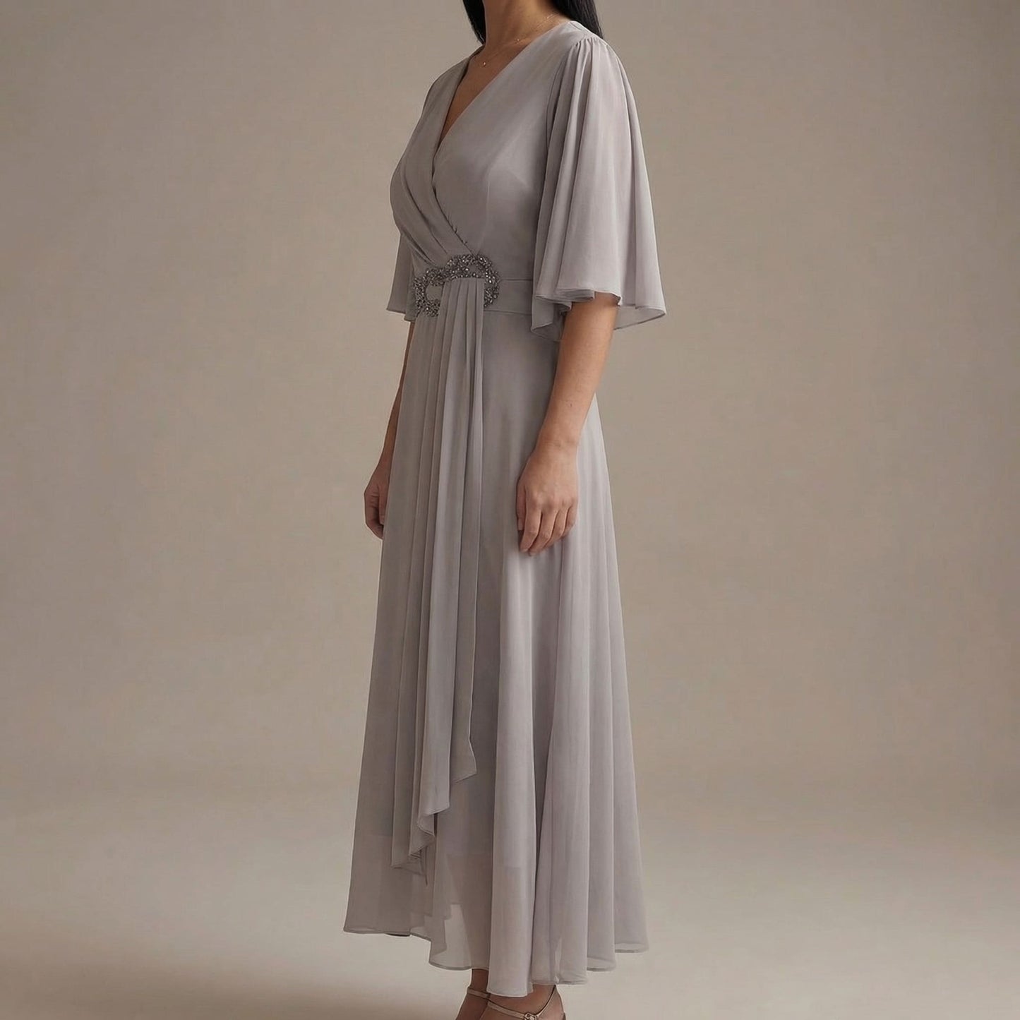 Evelyn | Elegant Chiffon Maxi Dress