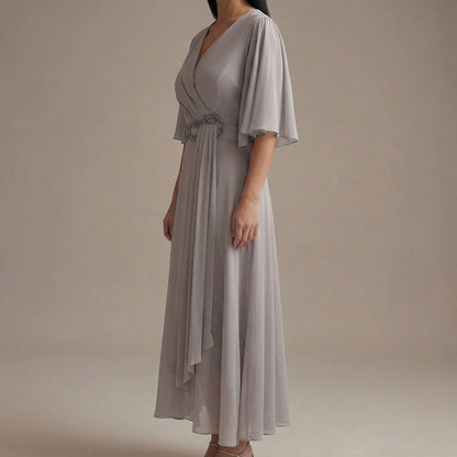 Evelyn | Elegant Chiffon Maxi Dress