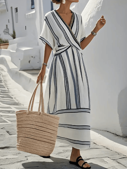 Sofia | Striped Maxi Dress