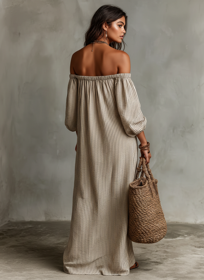 Eliana | Flowing Off-Shoulder Maxi Dress