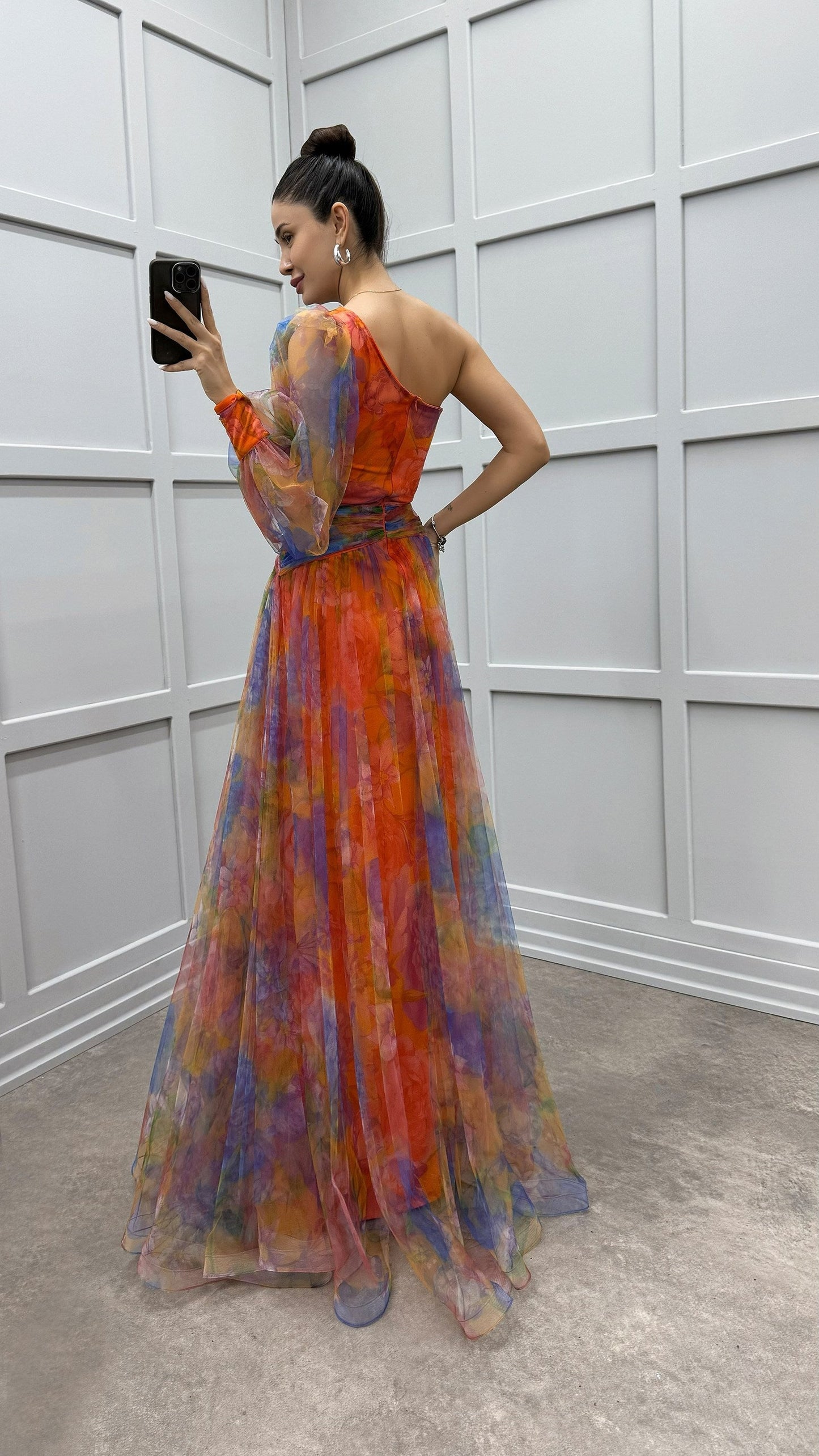 Blaze | One-Shoulder Floral Tulle Dress — Special Edition