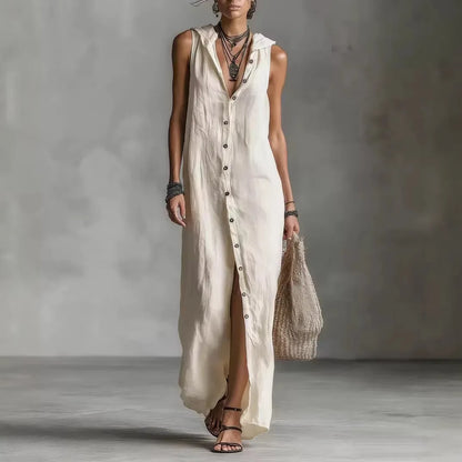 Penelope | Casual V-Neck Midi Dress