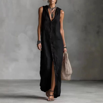 Penelope | Casual V-Neck Midi Dress