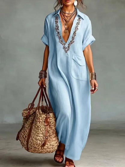 Margot | Bohemian Floral Maxi Dress