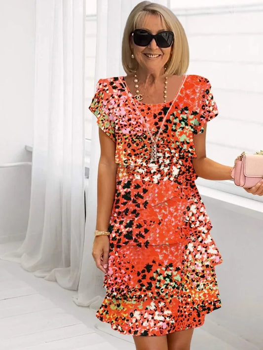 Blanche | Ruffle A-Line Dress