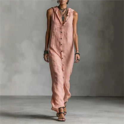 Penelope | Casual V-Neck Midi Dress