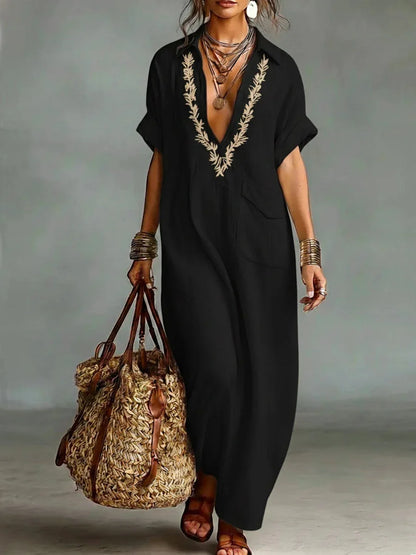 Margot | Bohemian Floral Maxi Dress