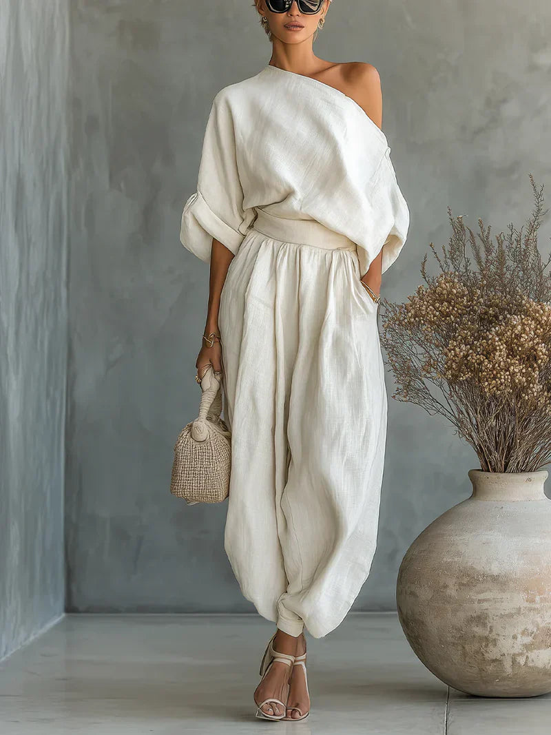 Mila | Off-Shoulder Two-Piece Set