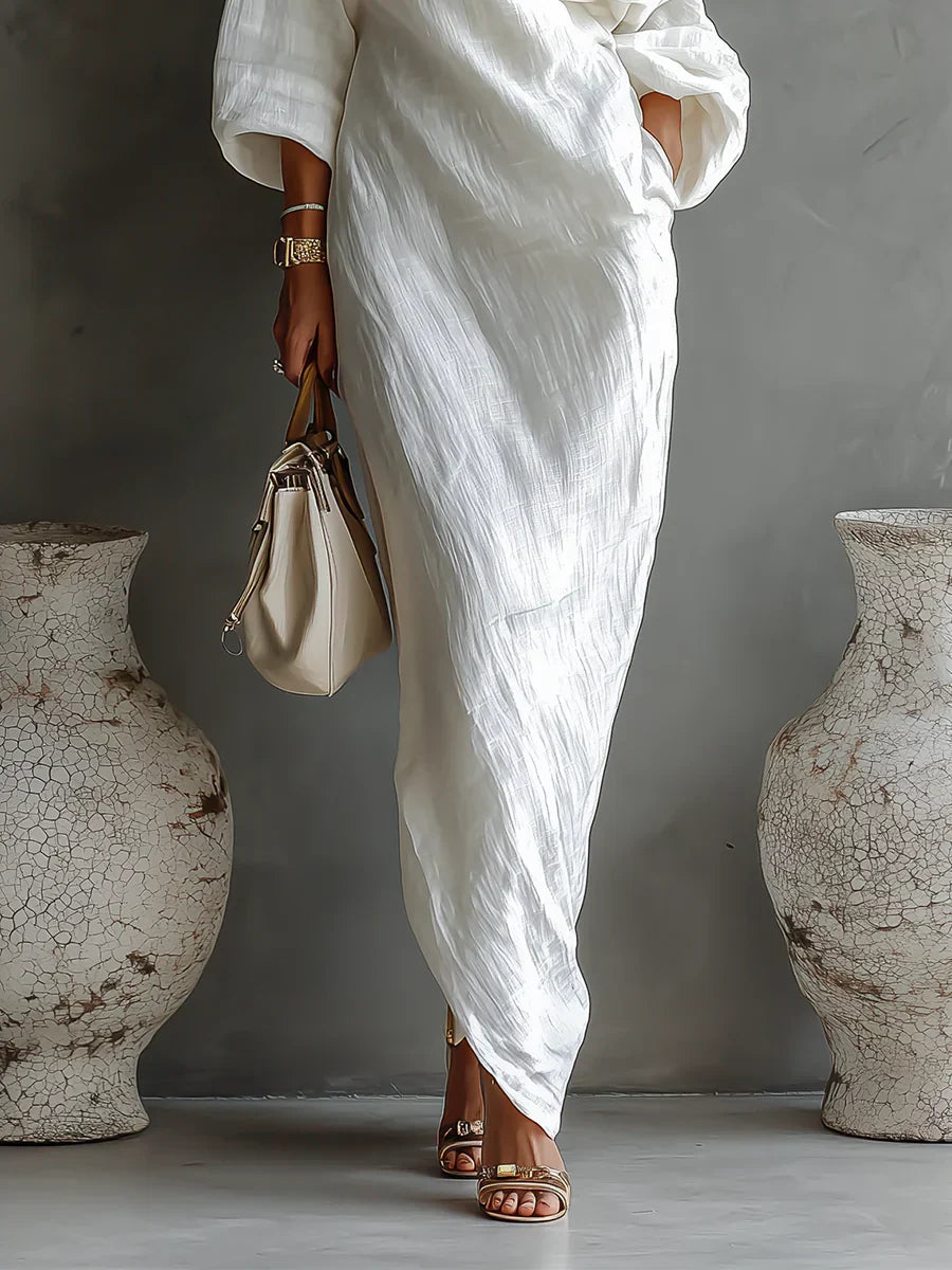 Melissa | Asymmetric One-Shoulder Maxi Dress