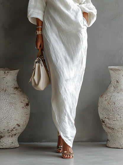 Melissa | Asymmetric One-Shoulder Maxi Dress